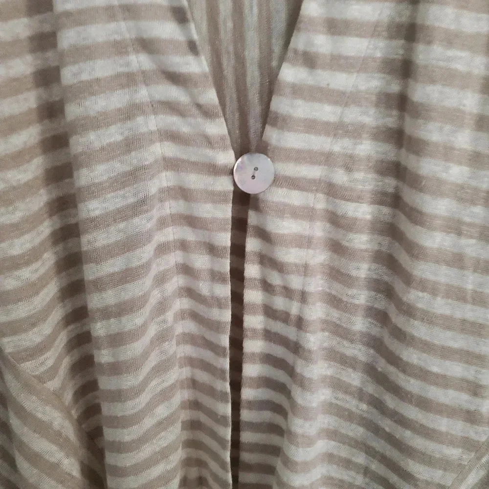 SOFT SURROUNDINGS STRIPED CARDIGAN, SIZE MEDIUM - Picture 5 of 6